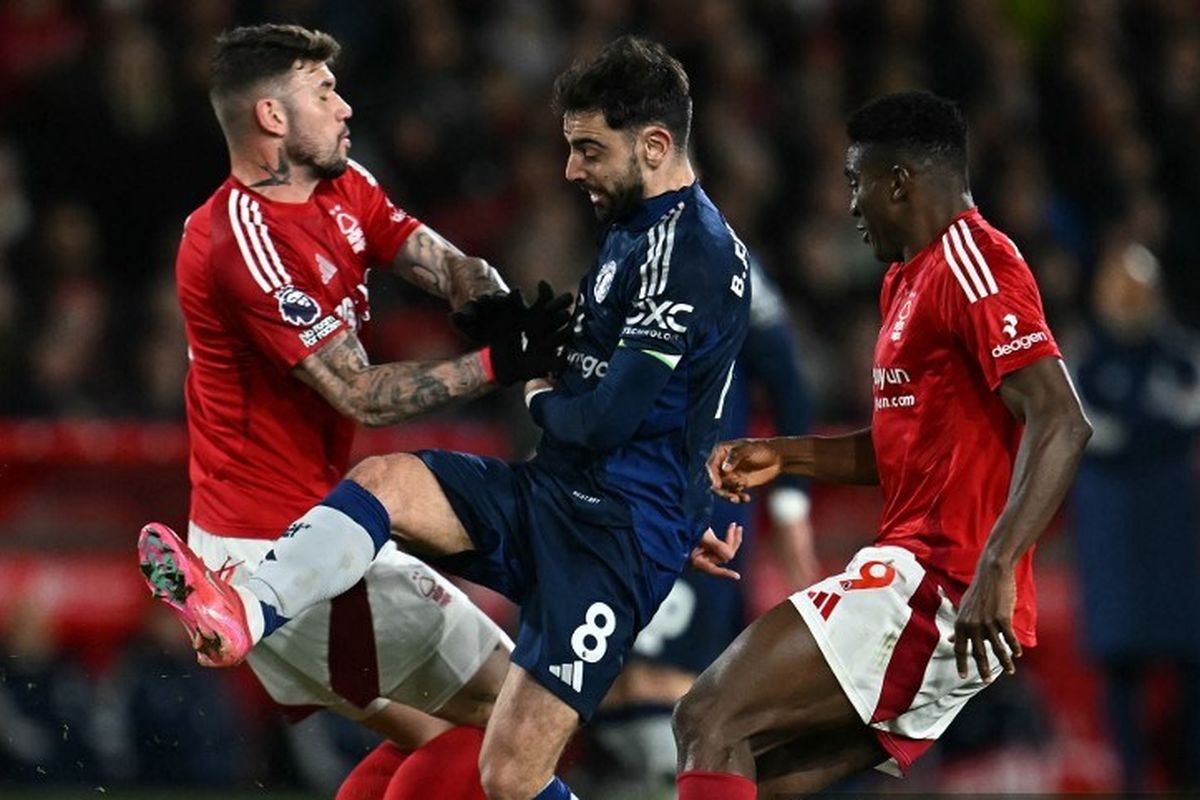 Manchester United, Ruben Amorim, Nottingham Forest, Liga Inggris, Man United, Hasil Liga Inggris, Nottingham Forest vs Man United, Manchester United vs Nottingham Forest, Nottingham Forest vs Manchester United, Nottingham Forest Vs Man United: Amorim Kecewa, MU Bantu Lawan Menang