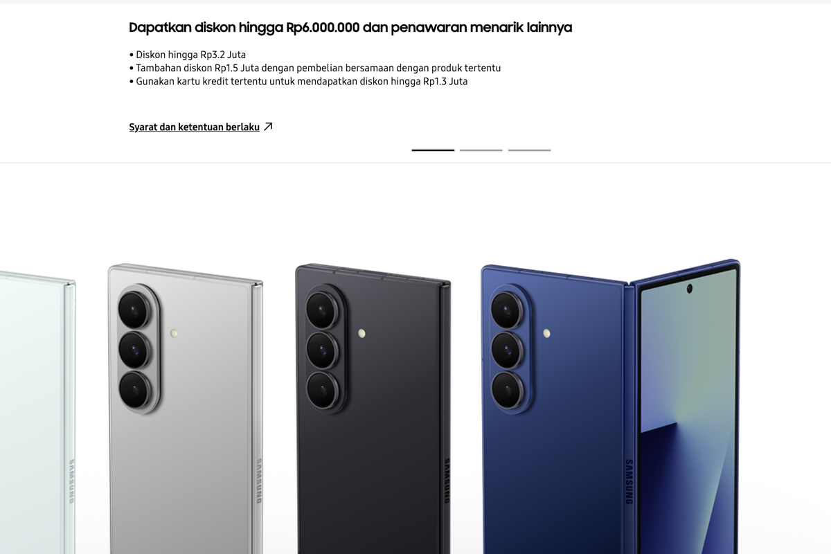 harga HP Samsung, Daftar Harga HP Samsung Hari Ini 10 Februari 2026, Model Lipat Diskon hingga Rp 6 Juta