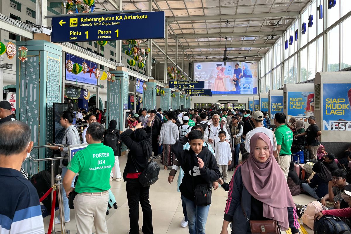 Jakarta, Daop 1 Jakarta, KAI Daop 1 Jakarta, KAI Daop 1 Prediksi Puncak Arus Balik Lebaran Terjadi 24 Maret 2026