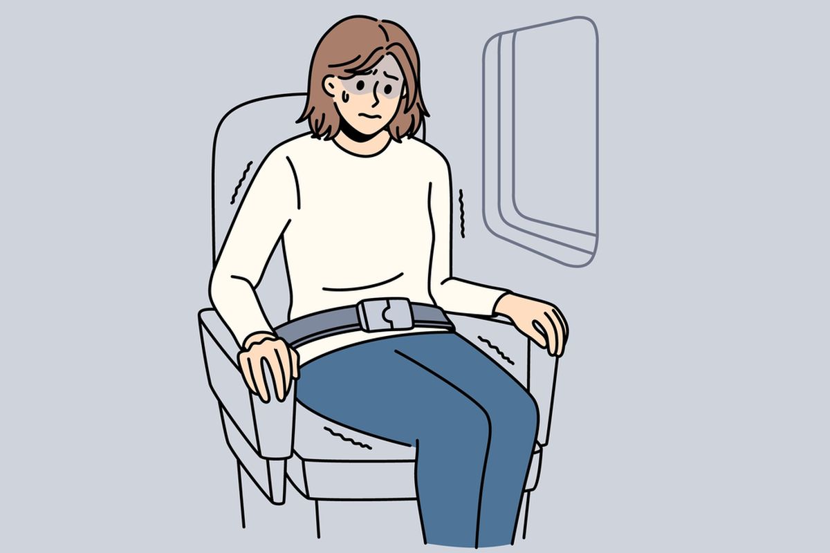Fobia, takut naik pesawat, aerophobia, Takut naik pesawat karena apa?, aerophobia adalah, aerophobia merupakan, Naik Pesawat, fobia naik pesawat, mengatasi fobia naik pesawat, cara mengatasi fobia naik pesawat, ketakutan naik pesawat terbang, ketakutan berlebihan ketika naik pesawat terbang disebut, Tips Atasi Fobia Terbang dari Pakar, Bikin Perjalanan Udara Lebih Tenang, Penyebab Takut Naik Pesawat, Posisi Duduk yang Disarankan untuk Penumpang Cemas, Hindari Terapi Pemaparan Berlebihan, Kurangi Paparan Visual yang Memicu Kecemasan, Gunakan Teknik Grounding untuk Mengalihkan Fokus, Coba Teknik Pernapasan 4-7-8