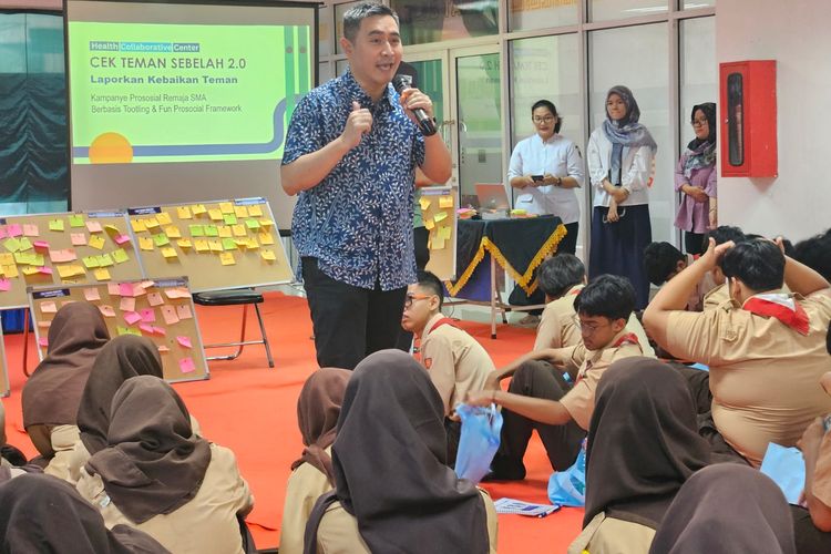 Health Collaborative Center, jiwa prososial, Program Cek Teman Sebelah, menyebarkan kebaikan, health collaborative center, program cek teman sebelah, Program Cek Teman Sebelah Perkuat Budaya Saling Peduli pada Remaja