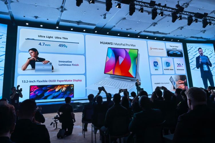 Huawei, MatePad Pro Max, tablet, Tablet Huawei MatePad Pro Max Resmi, Bodi Tipis dan Ringan