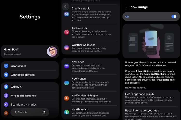 Galaxy AI, Now Nudge, Samsung, Samsung Keyboard, Samsung S26, Galaxy S26, Saya Coba Fitur Now Nudge di Galaxy S26, Balas Chat Tak Perlu Buka Aplikasi