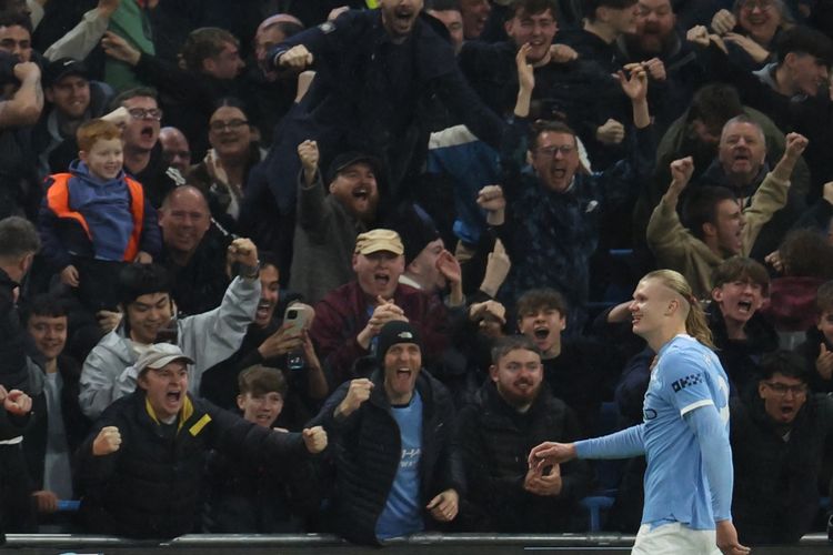 Man City, Liverpool, Man City vs Liverpool, Erling Haaland, Liga Inggris, Premier League, Hasil Liga Inggris, Hasil Man City Vs Liverpool 2-0: The Citizens Tempel Ketat Arsenal