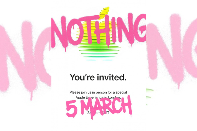 Nothing, Nothing Kirim Undangan Peluncuran Tidak Biasa, Poster Apple Dicorat-coret