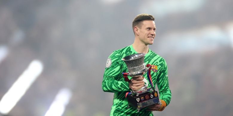 Marc-Andre ter Stegen, Girona, bursa transfer, Barcelona, LaLiga, Michel, Ter Stegen Ungkap Alasan Pilih Girona Usai Hengkang dari Barcelona