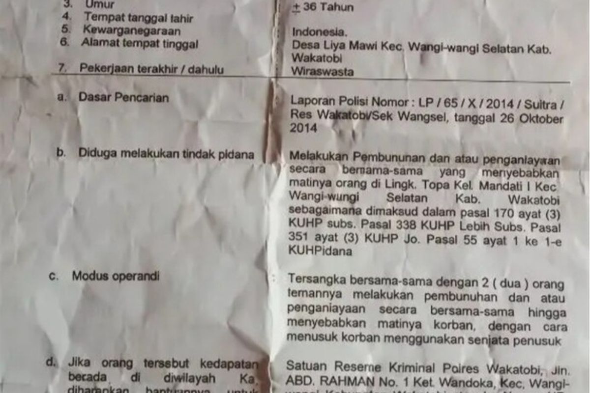 Wakatobi, anggora, 11 tahun buron, anggota dprd wakatobi, anggota dprd wakatobi litao, litao anggota dprd wakatobi, litao anggota dprd wakatobi membunuh anak, litao anggota dprd wakatobi buron, litao anggota dprd wakatobi jadi dpo, Litao Buron DPRD Wakatobi, 11 Tahun Buron, Anggota DPRD Wakatobi Litao Bantah Terlibat Kasus Pembunuhan, Kejanggalan Penetapan DPO, Tanggapan Polda Sultra, Kasus Lama yang Kembali Mencuat, Harapan Keluarga Korban