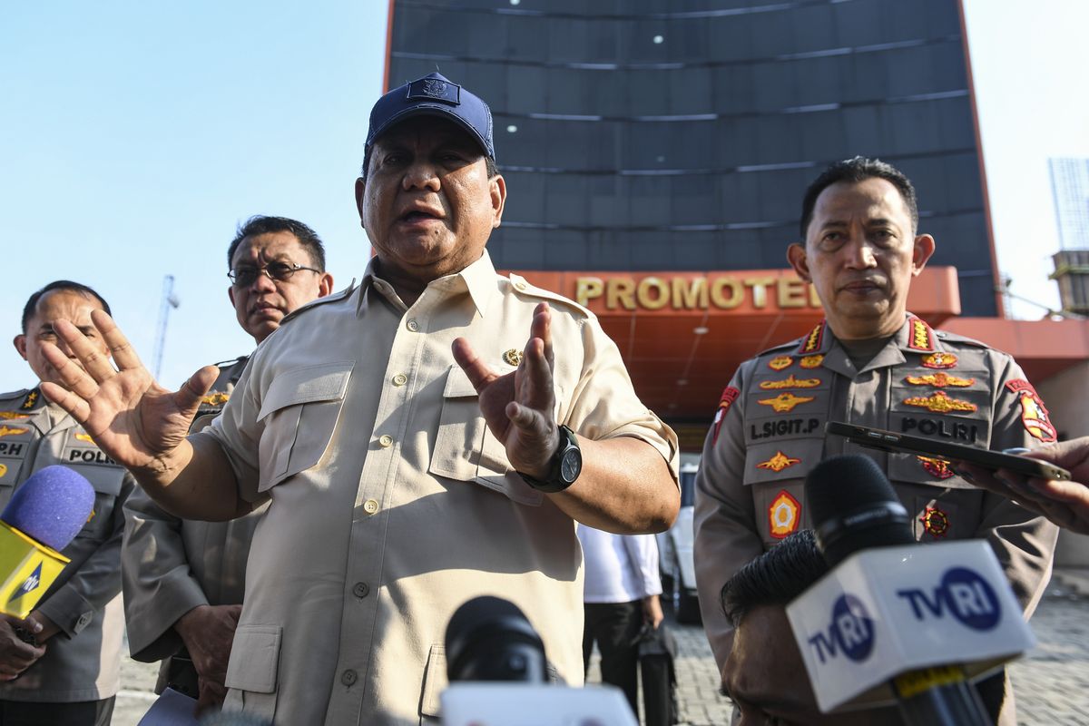 prabowo subianto, demo hari ini, demo ricuh, Presiden Prabowo, Prabowo Sebut Ricuh Demo Ada Dalangnya dan Terencana, Klaim Kantongi Nama dan Siap Lawan Mafia
