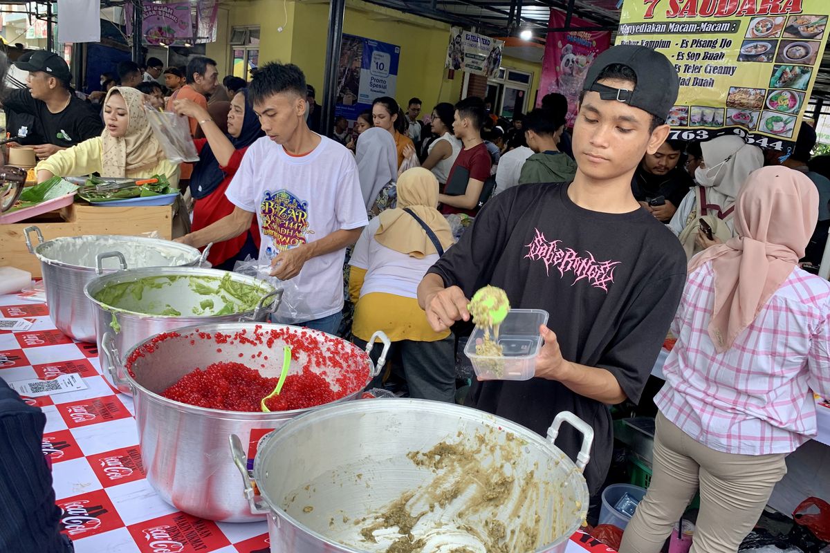 Istana Bubur Jadi Takjil Paling Laris di Bazar Benhil, Ludes Sebelum Jam Buka Puasa