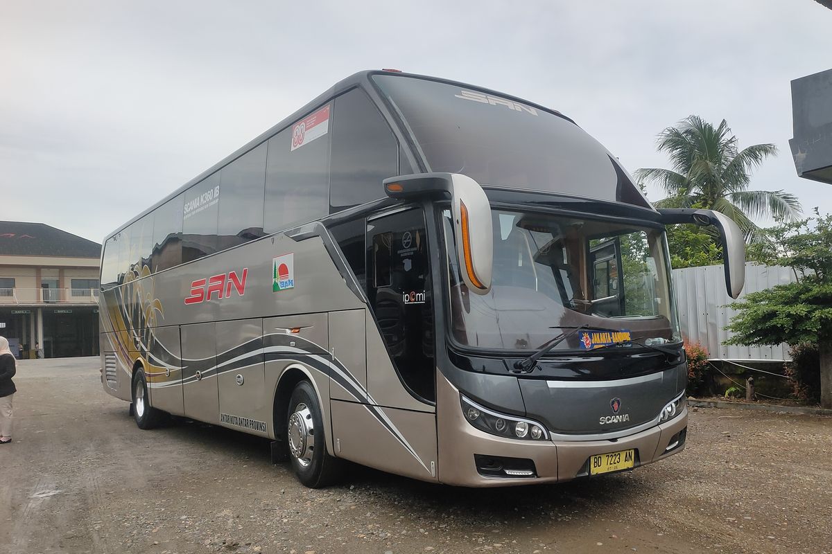 PO SAN, bus AKAP, keselamatan berkendara, ban bus, Cara PO SAN Pilih Ban Bus yang Ekonomis