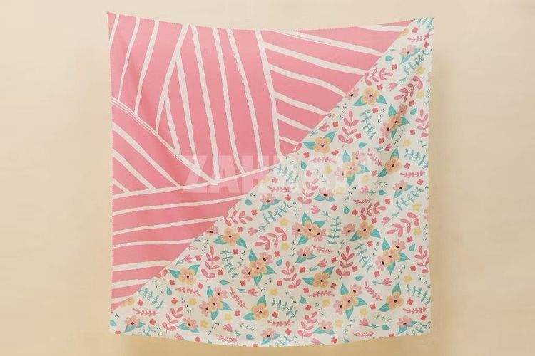 hijab motif bunga, hijab motif segi empat, rekomendasi hijab motif, voal motif, kerudung motif terbaru, 7 Rekomendasi Hijab Voal Motif untuk Lebaran, Harga di Bawah Rp 80.000