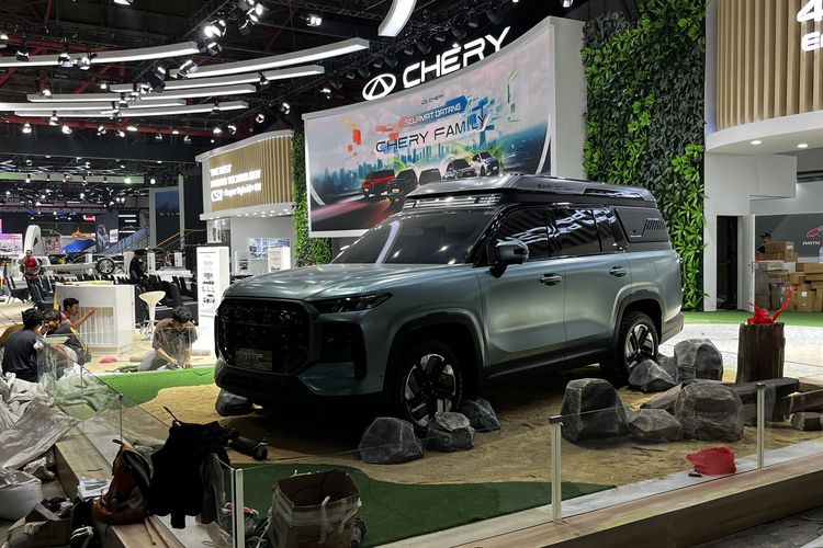 Chery, mobil, Chery T1TP Muncul Saat Proses Loading IIMS 2026