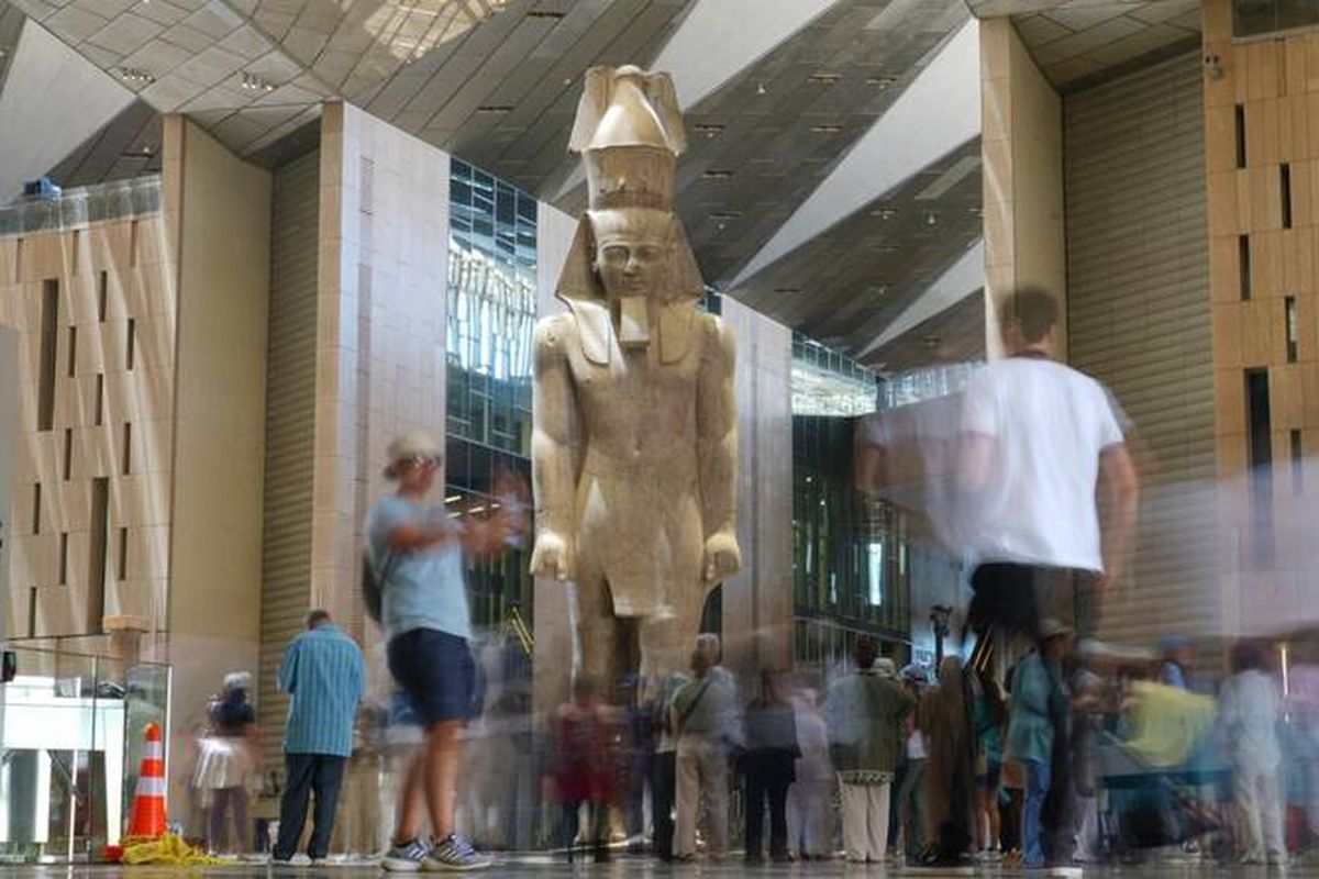 Mesir, Museum arkeologi terbesar di dunia, Grand Egyptian Museum, giza, FOTO: Museum Arkeologi Terbesar di Dunia yang Baru Buka di Mesir