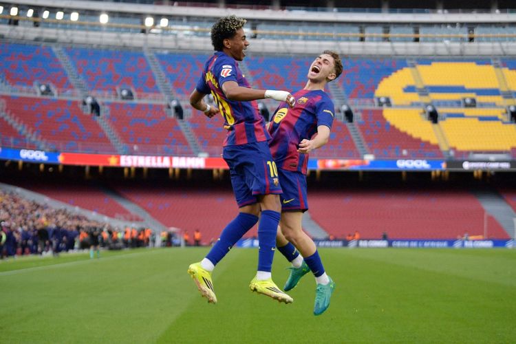 Liga Champions, Barcelona, Atletico Madrid, Lamine Yamal, Barcelona Vs Atletico: 4 Pemain Terancam Akumulasi, Termasuk Yamal