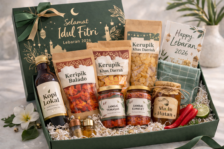 hampers, 10 Rekomendasi Hampers Lebaran Unik, Estetik dan Bermanfaat, 1. Set alat makan kayu, 2. Hampers teh atau kopi, 3. Lilin aromaterapi, 4. Skincare atau body care, 5. Perangkat ibadah, 6. Kue kering, 7. Hampers tanaman hias, 8. Hampers dessert box , 9. Hampers snack lokal UMKM, 10. Hampers DIY