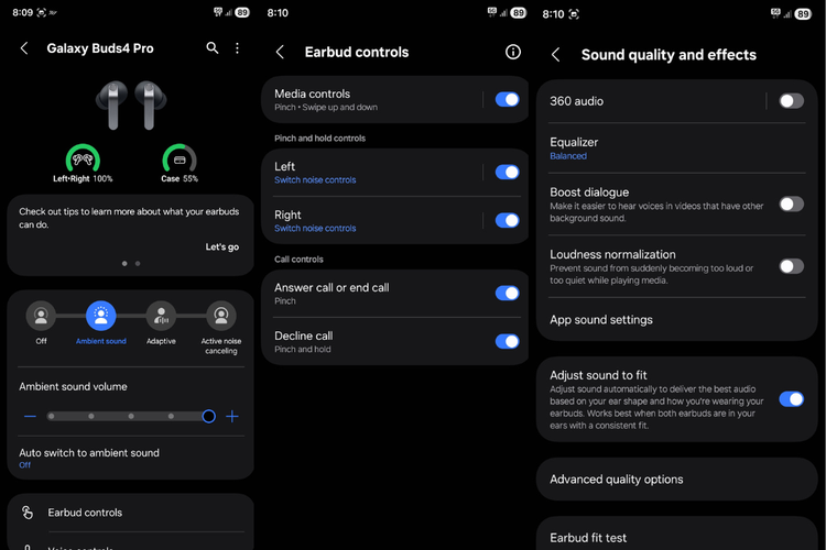 Samsung, Galaxy Buds 4 Pro, earbuds, Saya Tak Selalu Nyaman Pakai Earbuds, Tapi Galaxy Buds 4 Pro Beri Pengalaman Berbeda..., Nyaman dipakai berjam-jam, ANC lebih kedap, tapi tidak "menekan", Suara lebih halus, ringan, jelas, natural, Gestur responsif dan mudah dikontrol, Daya tahan baterai cukup lama, Kesimpulan