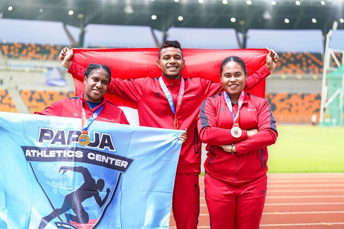 Atletik, PASI, atletik, Luhut Pandjaitan, Atlet Muda Papua Raih 2 Emas dan 1 Perunggu di Philippine Athletics Championships 2025