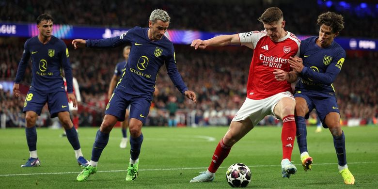 Liga Champions, Arsenal, Atletico Madrid, Arsenal vs Atletico Madrid, Bukayo Saka, Hasil Arsenal Vs Atletico 1-0, Bukayo Saka Berharap Kisah Berakhir Manis di Budapest