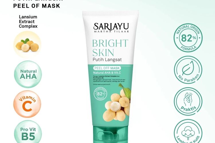 masker peel off, 5 Rekomendasi Masker Peel Off, Bantu Bersihkan Pori dan Cerahkan Kulit, 1. Pestlo Baby Collagen Glow Mask, 2. Skin Republic Charcoal Peel-Off Mask, 3. Freeman Hawaiian Black Salt Peel-Off Mask, 4. Finally Found You! RICE UP! Bright &amp; Smooth Peel-Off Mask, 5. Sariayu Bright Skin Putih Langsat Peel-Off Mask