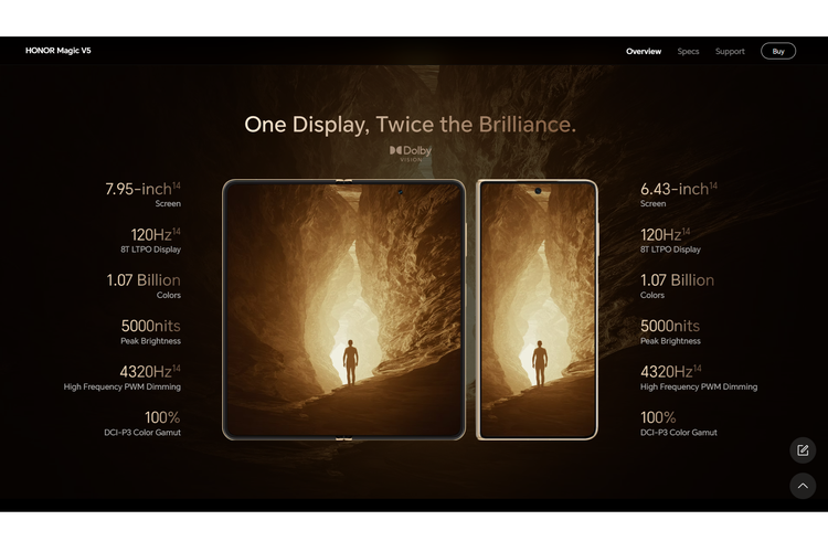 honor, Honor Magic V3, Oppo Find N5, Samsung Galaxy Z Fold 7, Honor Magic V5, spesifikasi Honor Magic V5, harga Honor Magic V5, HP Lipat Honor Magic V5 Meluncur Global, Ini Harganya