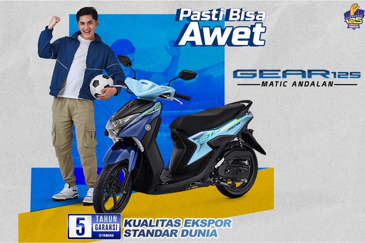 Gear 125, Yamaha Gear 125, Simulasi Kredit Yamaha Gear 125, Cicilan mulai Rp 800.000 per Bulan