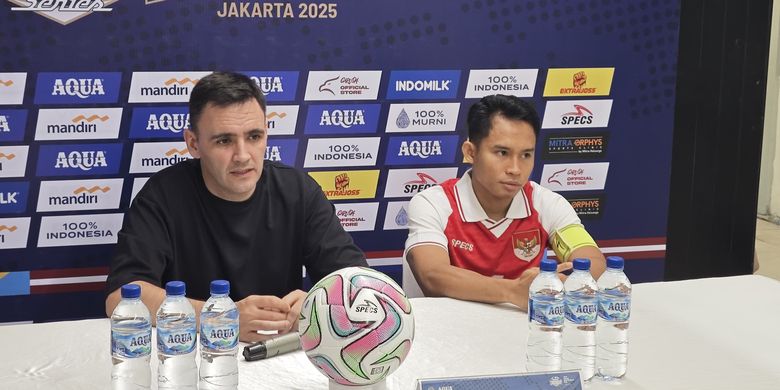 Indonesia, Australia, uji coba, persahabatan, Timnas, Timnas Futsal, Timnas Futsal Indonesia, SEA Games 2025, Mochammad Iqbal, Permintan Mochammad Iqbal ke Suporter Timnas Jelang Lawan Australia