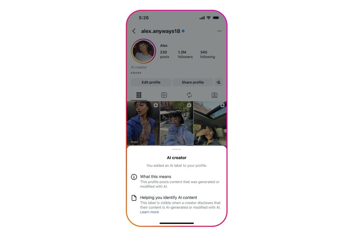 konten, AI Creator, Instagram, Instagram Mulai Bedakan Kreator AI dengan Kreator Biasa