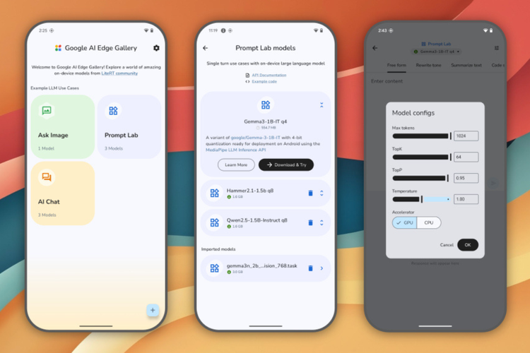 Google, AI Edge Gallery, Artificial Intelligence, Google Rilis AI Edge Gallery, Aplikasi AI Tanpa Perlu Koneksi Internet