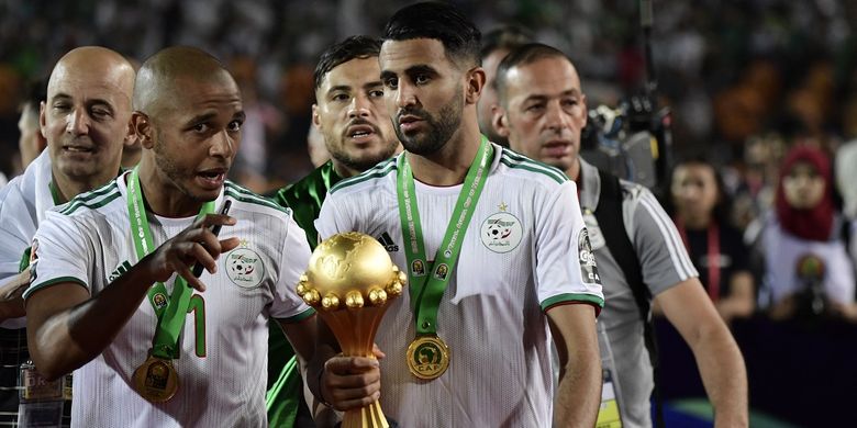 Piala Afrika, Aljazair, Sudan, Perancis, Zinedine Zidane, Luca Zidane, Riyad Mahrez, Piala Afrika 2025, Luca Zidane Clean Sheet saat Antar Aljazair Kalahkan Sudan, Riyad Mahrez Puas