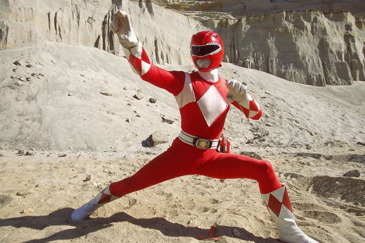 kecelakaan, Power Rangers, pengendara motor, Ranger Merah, motor, Power Rangers Banyak Gaya, Ugal-ugalan Berujung Kecelakaan