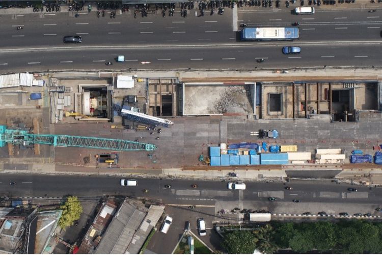 rekayasa lalu lintas, Proyek MRT Jakarta Fase 2, Rekayasa Lalin Berlaku di Tiga Titik Utama
