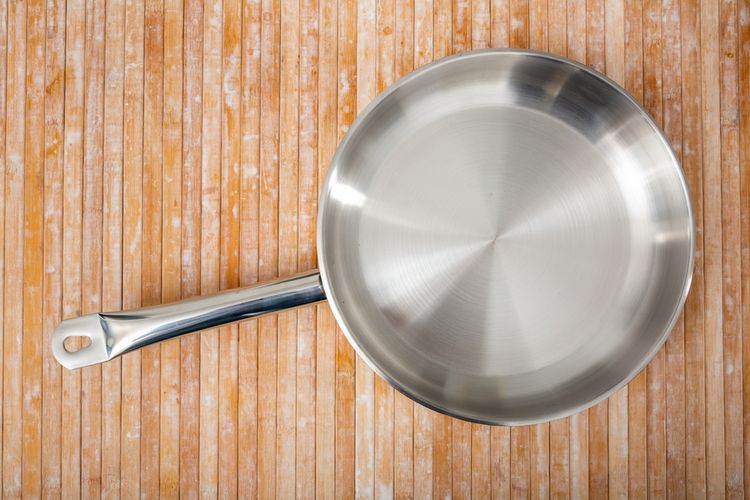 wajan stainless steel, mencegah makanan menempel di wajan, Mencegah Makanan Menempel di Wajan, Mencegah Makanan Menempel di Wajan stainless steel, Cara Mudah Mencegah Makanan Menempel di Wajan Stainless Steel