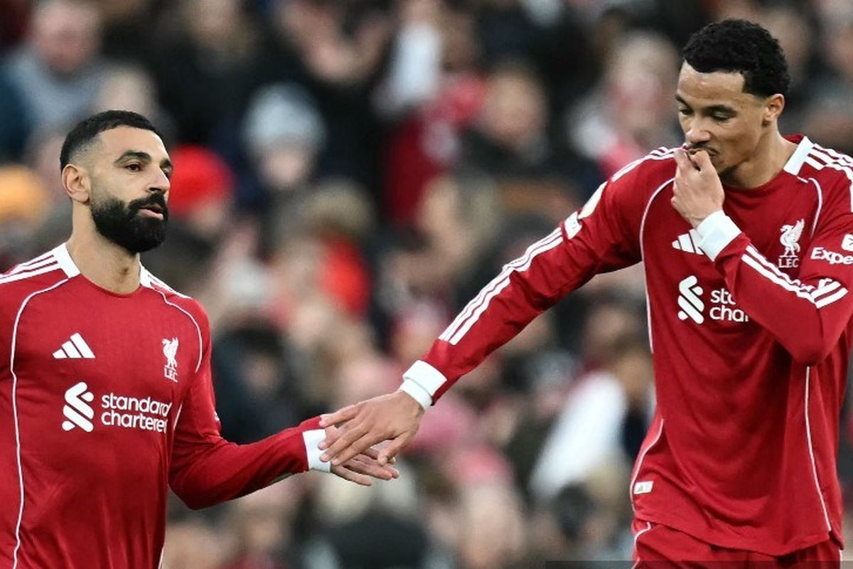Mohamed Salah, Liverpool, Brighton, Liga Inggris 2025-2026, Liverpool vs Brighton, Arne Slot, Skor Liverpool Vs Brighton 2-0, Arne Slot Acungi Jempol Penampilan Mo Salah