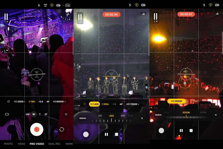 fancam, Samsung, setting kamera, Galaxy S26 Ultra, Galaxy S25 Ultra, Galaxy S24 Ultra, Pro Video, Contekan Setting Kamera Samsung S26U, S25U, dan S24U Buat Rekam Konser One Ok Rock Besok, Rasio &amp; resolusi, Pilih mode lensa sesuai kebutuhan, Wajib kunci fokus, Atur Shutter Speed dan ISO, Setting Rear Mic