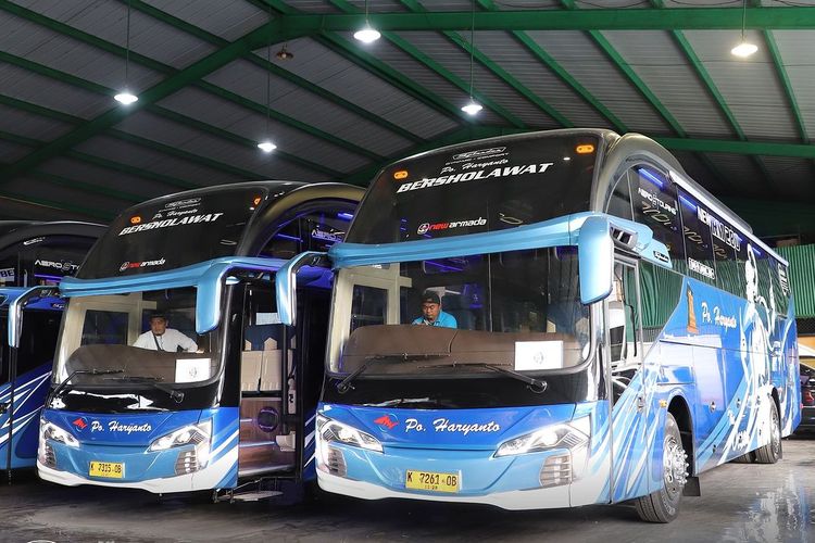 operator bus, Royalti musik, PO Haryanto, royalti putar lagu Indonesia di ruang komersil, Royalti putar lagu di bus, Royalti putar musik di bus, Tak Mau Tersandung Royalti, PO Haryanto Matikan Musik dan Televisi di Seluruh Armada Busnya
