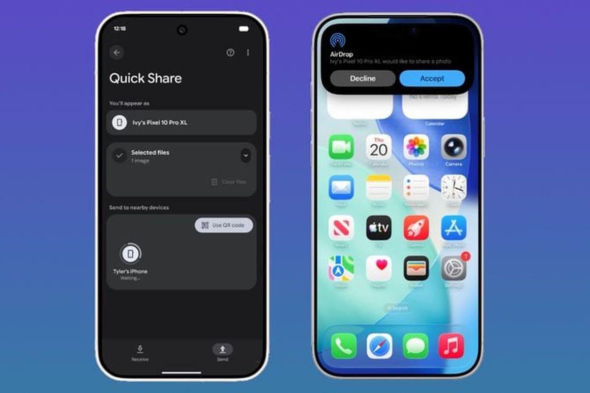 Quick Share, iPhone, Quick Share, Fitur Airdrop-nya Android Bisa Dipakai di HP Apa Saja?