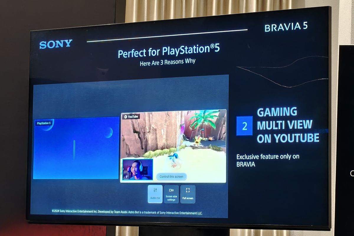 sony, smart tv, Bravia, Smart TV Sony Bravia Punya Fitur Eksklusif PS5, Tak Ada di Merek Lain
