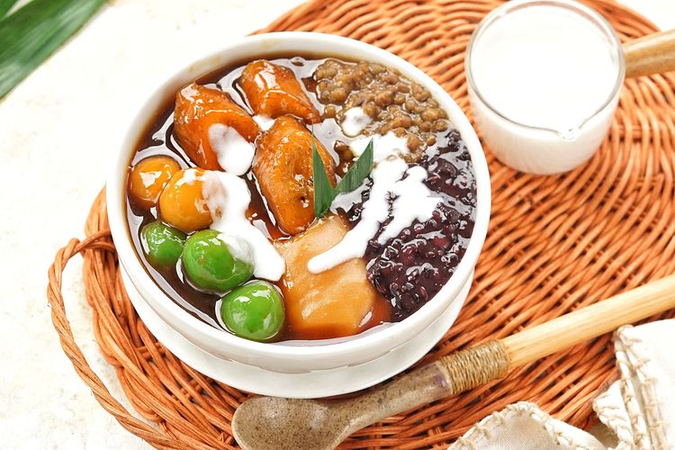 resep bubur kampiun, takjil buka puasa, Bubur Kampiun, dessert khas Minang, Resep Bubur Kampiun, Dessert Tradisional Khas Minang