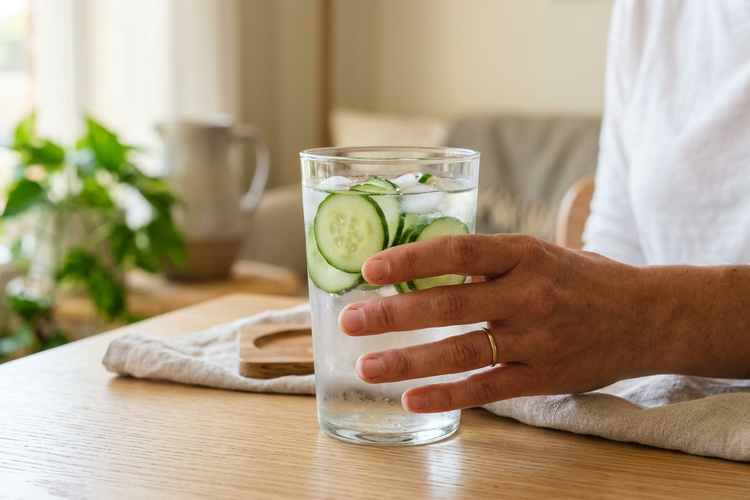 7 Ide Self-care Sederhana, Murah dan Bisa Dilakukan di Rumah, 1. Minum air mentimun, 2. Menghubungi sahabat, 4. Putar lagu favorit, 5. Olahraga ringan sambil menonton TV, 6. Lakukan peregangan kaki, 7. Tonton serial televisi atau film favorit