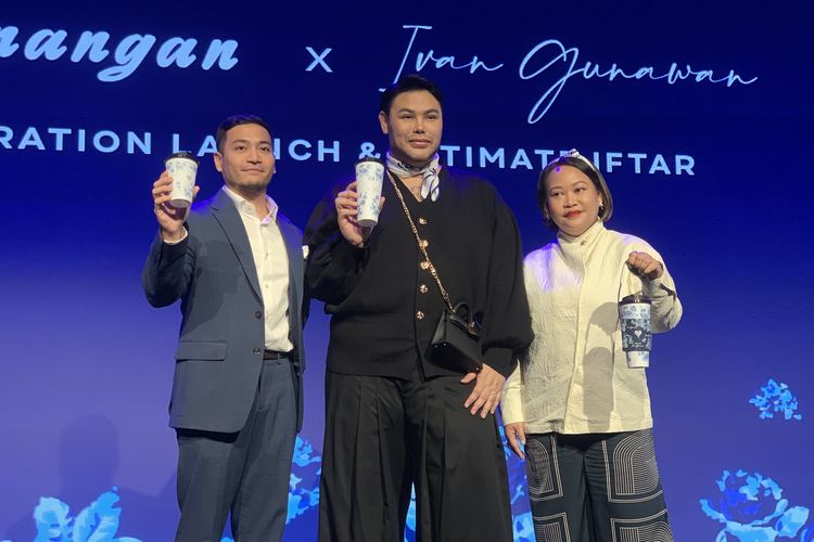Kopi Kenangan X Ivan Gunawan, kolaborasi Kopi Kenangan X Ivan Gunawan, Menu Baru Kopi Kenangan, Gelasnya Didesain Khusus oleh Ivan Gunawan