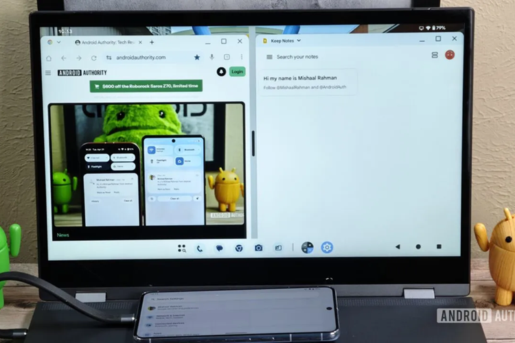 Samsung, Android, desktop, monitor, Samsung DeX, Google, Desktop, Monitor, Google Siapkan Mode PC untuk HP Android, Pesaing Samsung DeX?