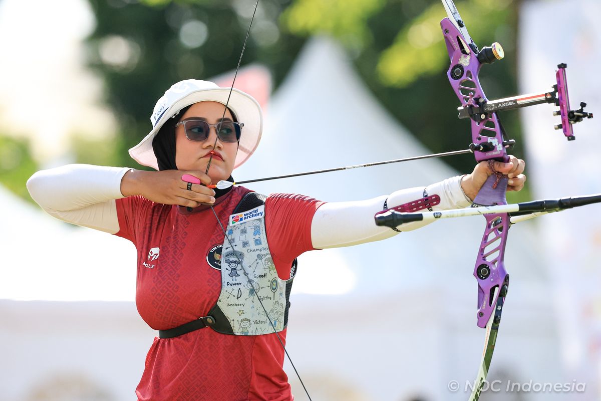 Diananda Choirunisa, panahan, SEA Games 2025, Kisah Diananda Choirunisa Sabet Emas SEA Games 2025 Saat Hamil Anak Kedua