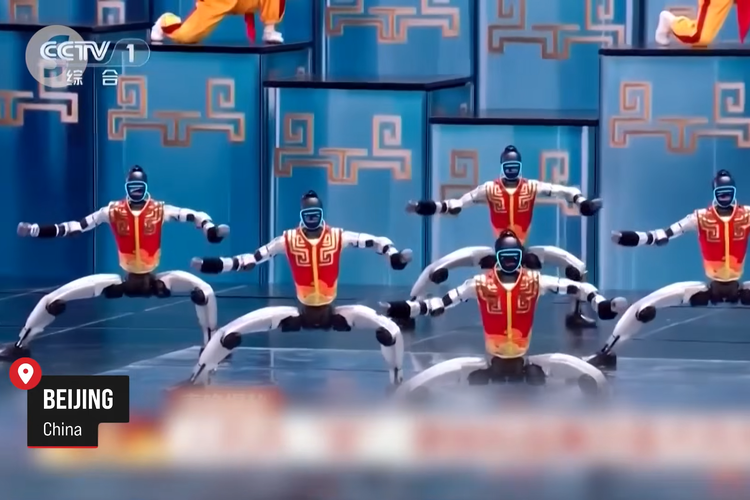 Robot, kungfu, salto, Imlek, Unitree, Galbot, Noetix, MagicLab, Robot Humanoid China Naik Level, Kini Bisa Menari, Kungfu, dan Salto dengan Luwes