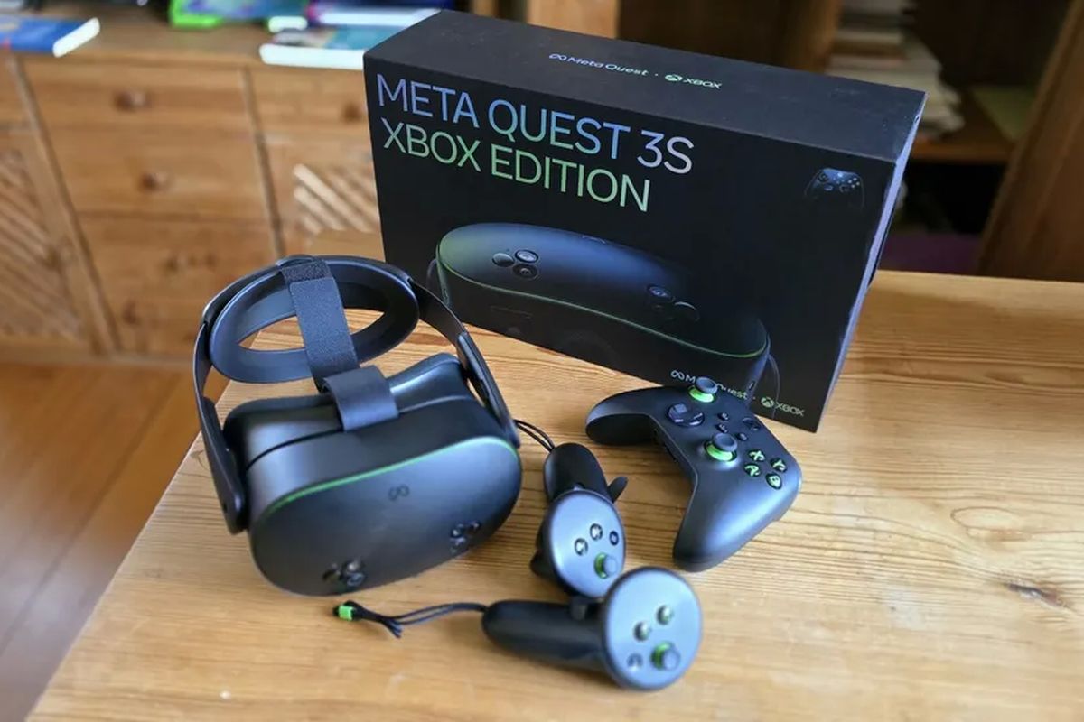 Meta, Xbox, Meta Quest 3S Xbox Edition, Headset VR, microsoft, xbox, headset vr, meta, Meta Quest 3S Xbox Edition Meluncur, Headset VR Khusus Gamer Xbox