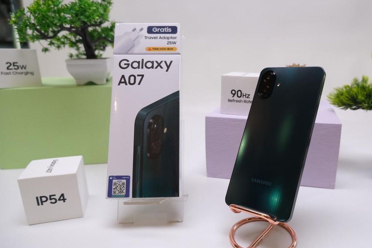 harga HP Samsung, Daftar Harga HP Samsung Hari Ini 25 Februari 2026, Galaxy A07 5G Hanya Rp 2 Jutaan