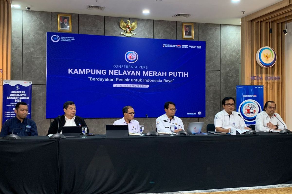 lapangan kerja, Kementerian Kelautan dan Perikanan (KKP), Kampung Nelayan Merah Putih, Paket Ekonomi 2025, 100 Kampung Nelayan Merah Putih Dibangun, Siap Buka 7.000 Lapangan Kerja Permanen