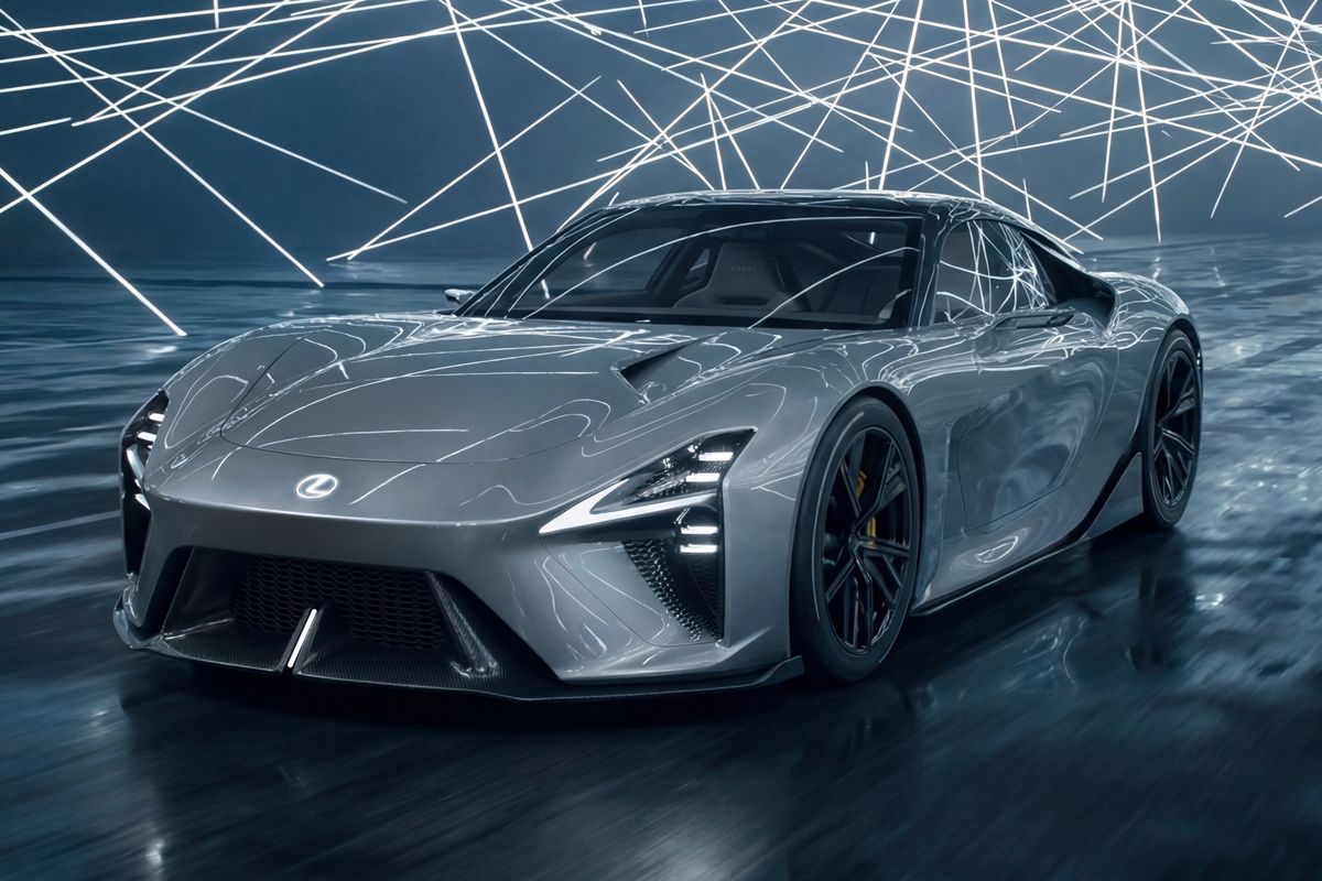 konsep, Toyota, Lexus, mobil listrik, Lexus LFA Concept, Warisan Supercar Berlanjut ke Mobil Listrik
