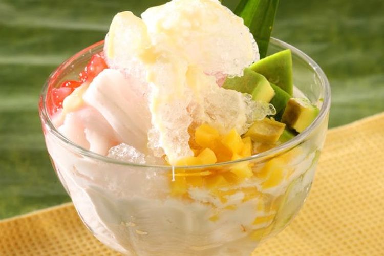 resep es teler, es teler creamy, es teler sultan, minuman segar manis, es teler sagu mutiara, Resep Es Teler Sultan Segar Manis, Isian Lengkap Mengenyangkan