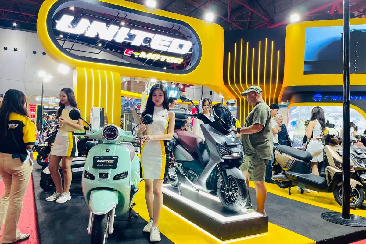 motor listrik, diskon, potongan harga, Diskon, Motor Listrik, PRJ 2025, Cara United Goda Konsumen Motor Listrik di PRJ 2025