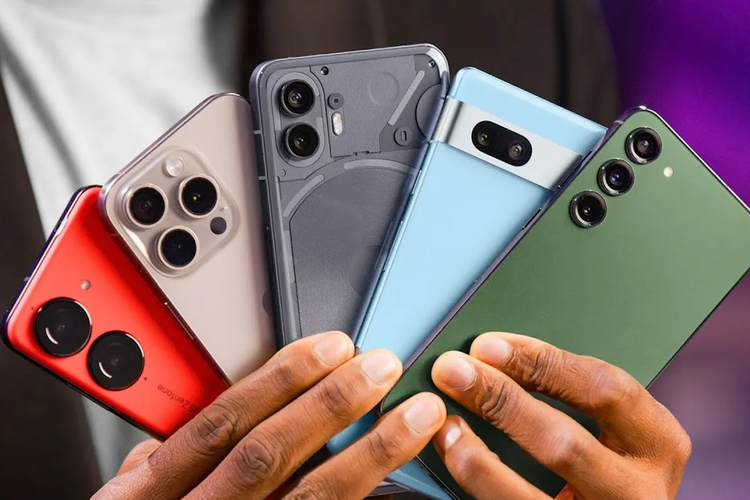 Apple, pangsa pasar, iPhone 17, Samsung, Xiaomi, Vivo, Oppo, Omdia, market share, Galaxy A17, 5 besar merek smartphone, Pasar Smartphone Dunia Menguat pada Akhir 2025, Apple dan Samsung Memimpin